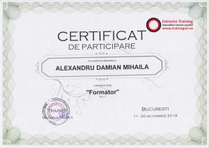 Certificat Formator